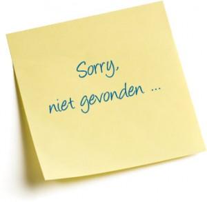 niets gevonden